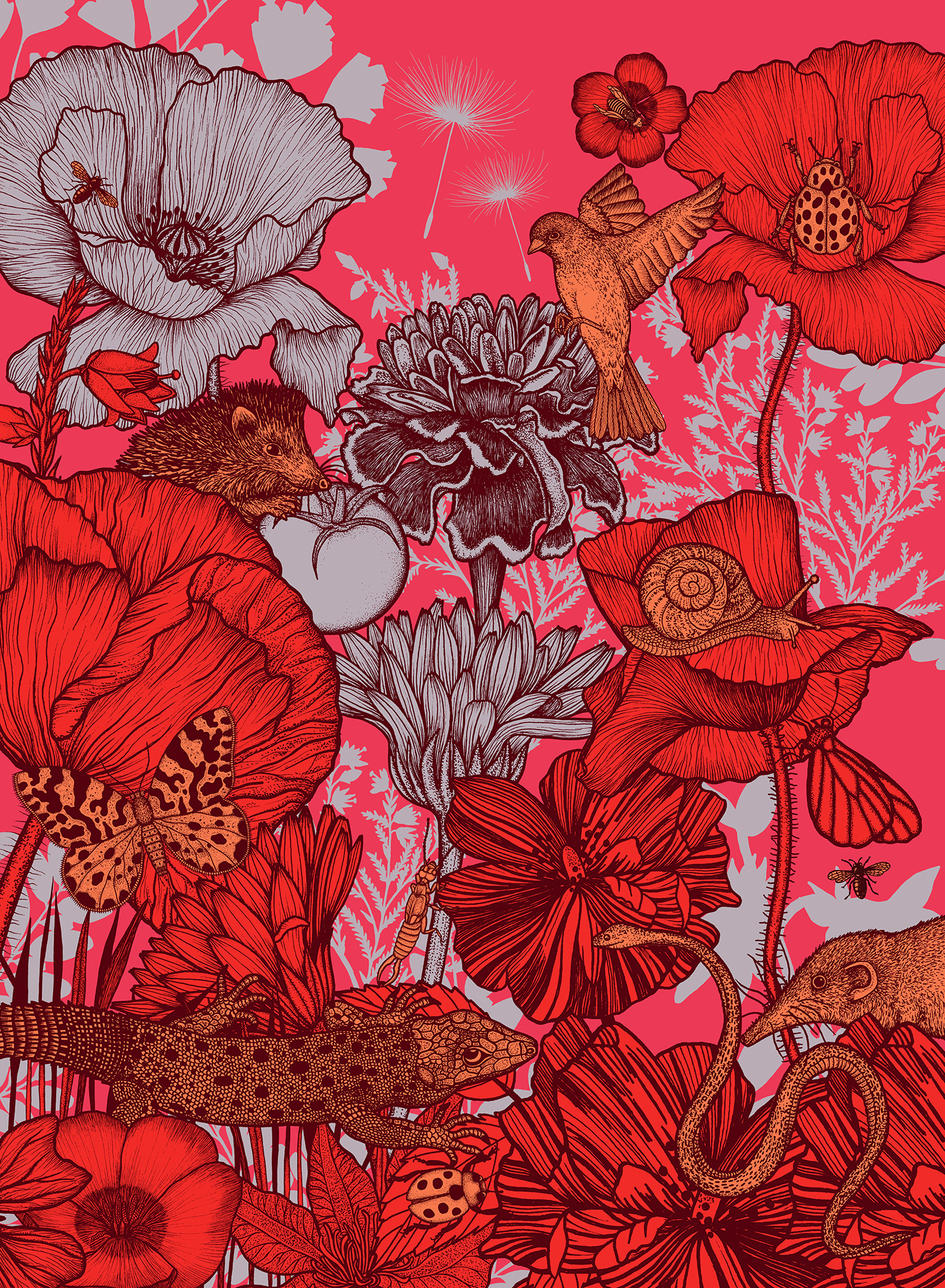 tirage-art-dessin-le jour se leve-Michael-cailloux-art