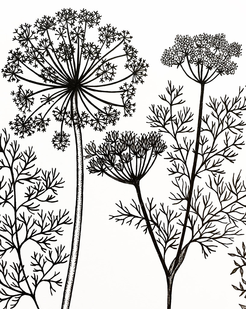 Carnet de voyage Venise Dessin original au feutre, 2020