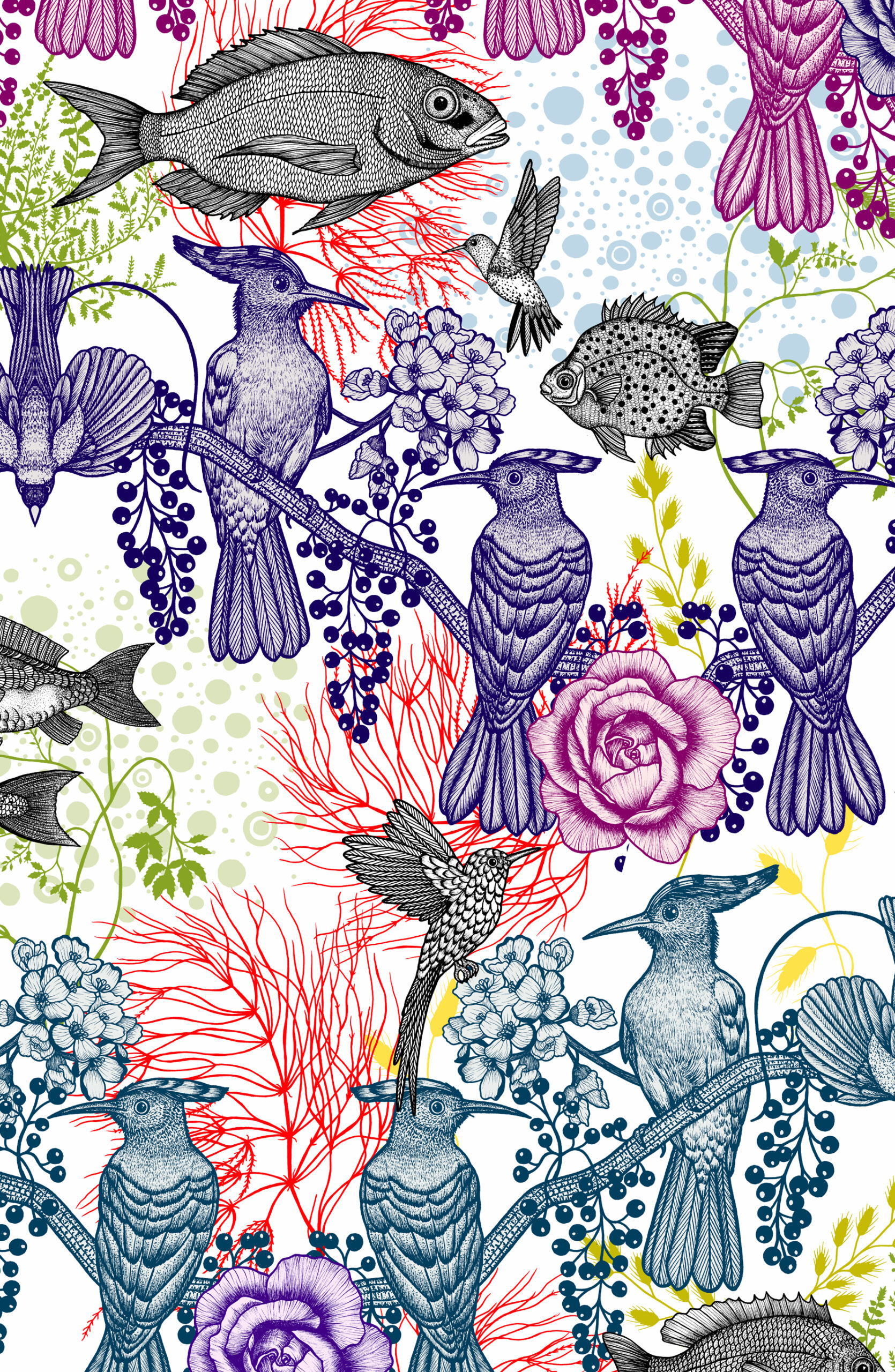 Univers parallèle - Michaël Cailloux – papier peint