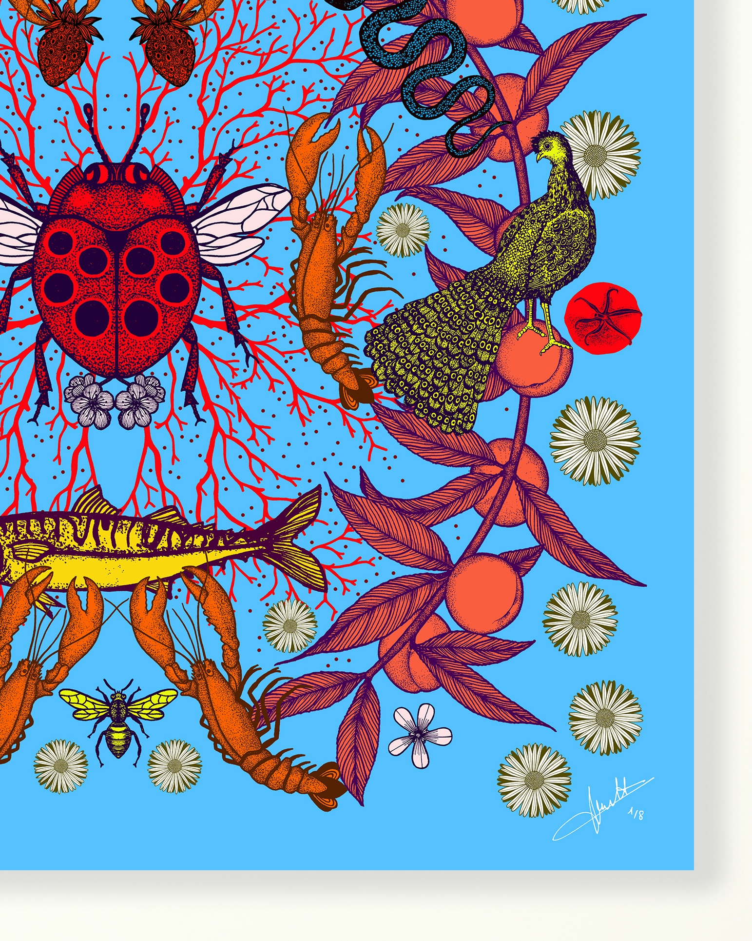 Lucky charm - Michaël Cailloux - tirage d’art numéroté et signé – digigraphie