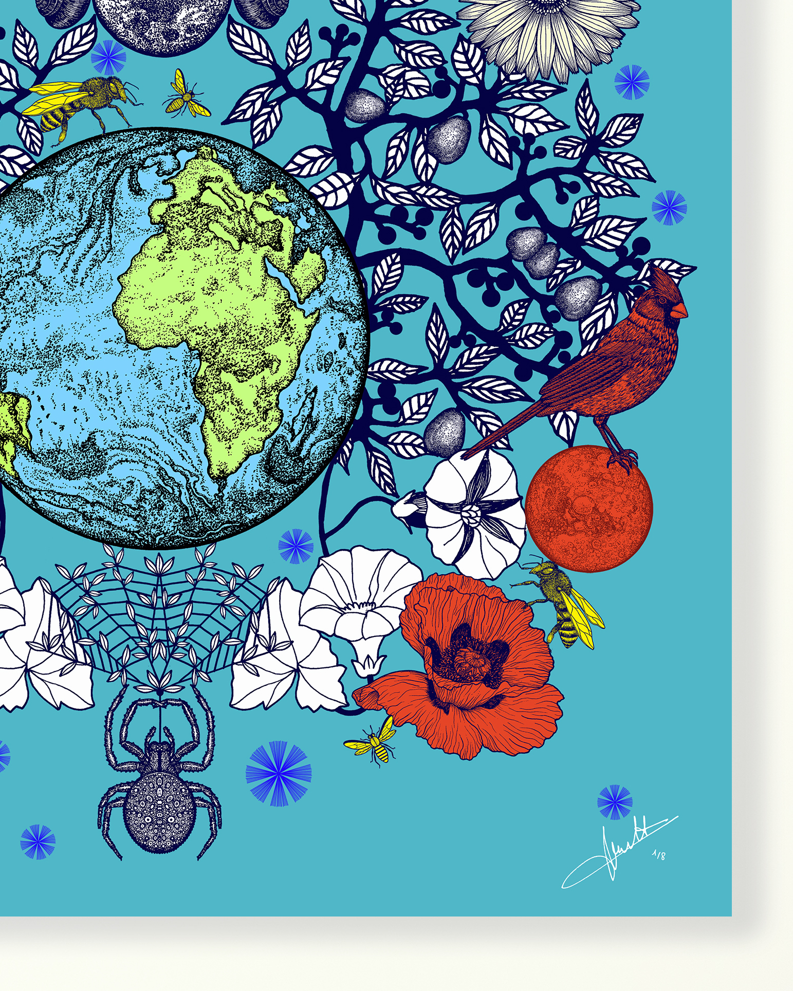 Équilibre - Michaël Cailloux - tirage d’art numéroté et signé – digigraphie