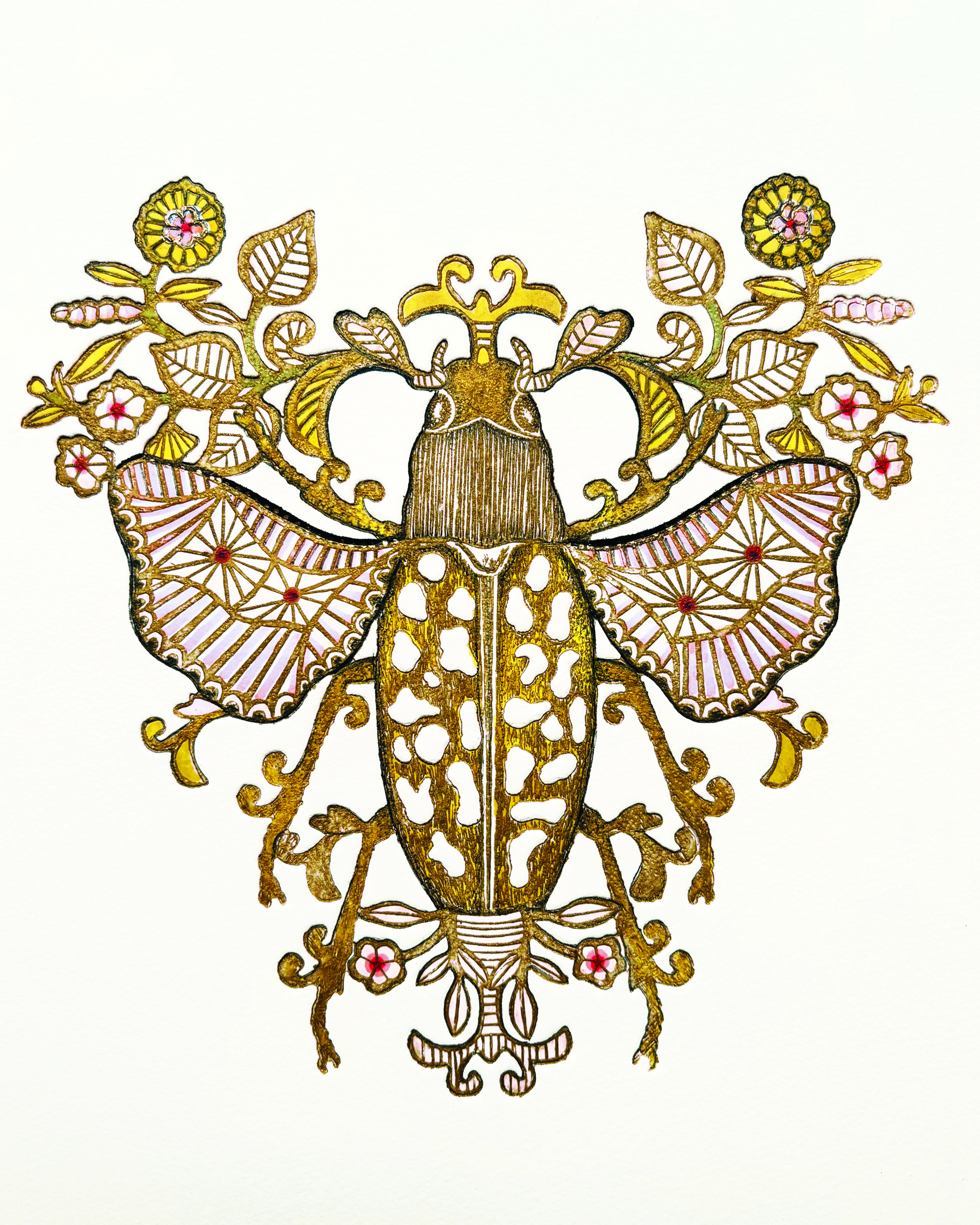art - Renaissance - Cyphus Germari - 2010- Michael Cailloux -gravure et dessin - unique