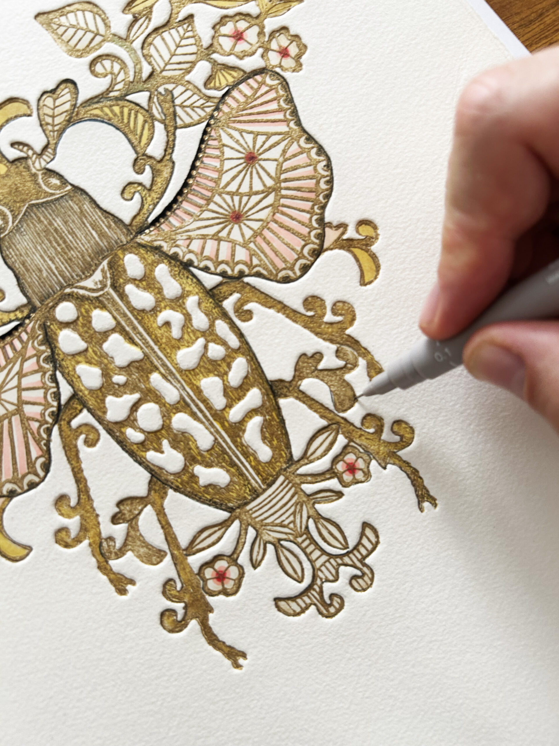 art - Renaissance - Cyphus Germari - 2010- Michael Cailloux -gravure et dessin - unique